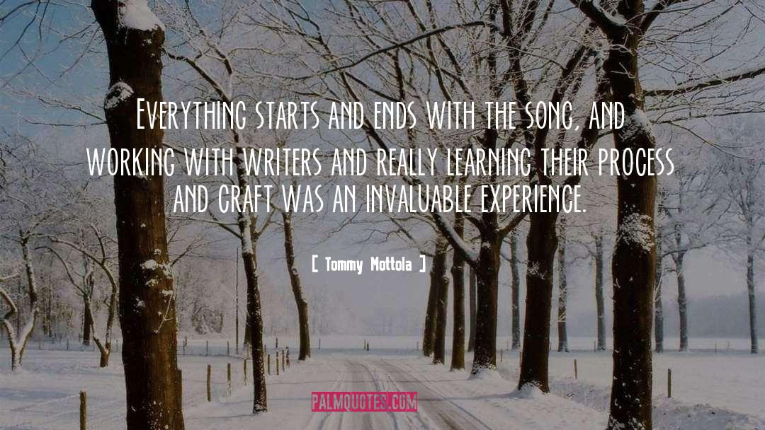 Tommy Mottola Quotes: Everything starts and ends with