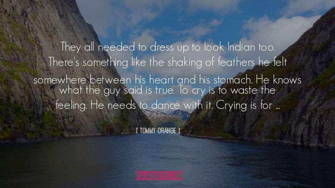 Tommy Orange Quotes: They all needed to dress