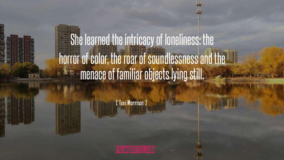 Toni Morrison Quotes: She learned the intricacy of