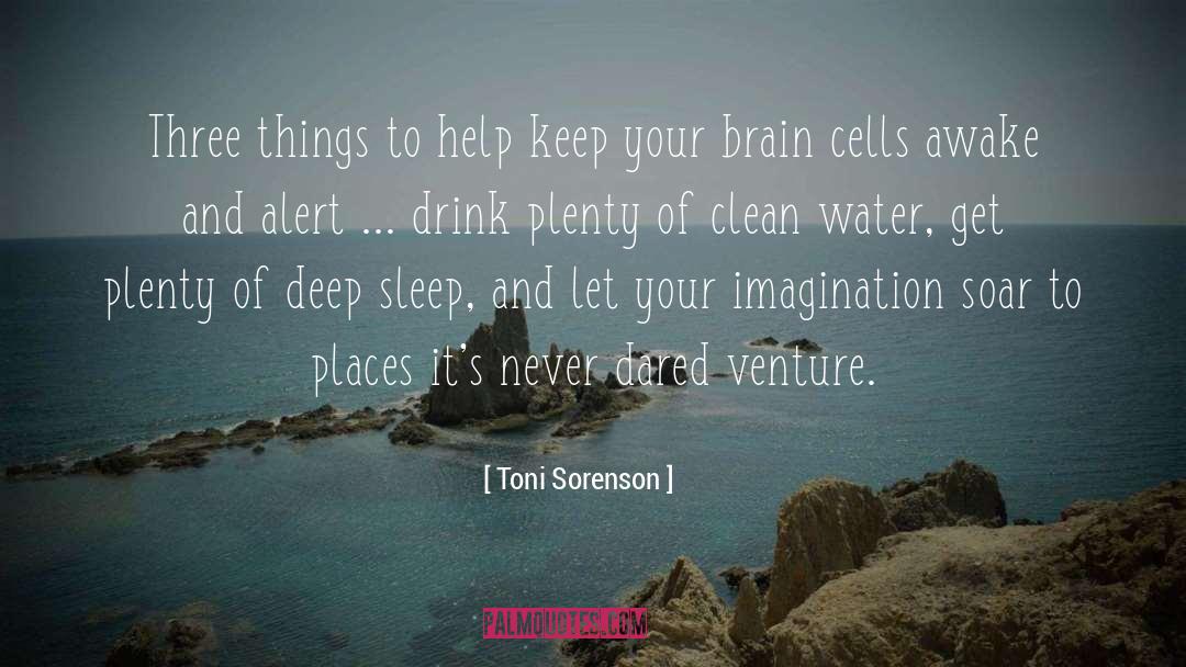 Toni Sorenson Quotes: Three things to help keep