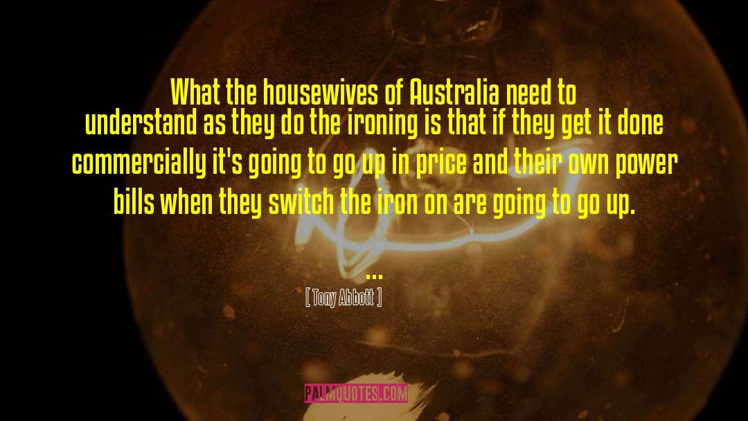 Tony Abbott Quotes: What the housewives of Australia