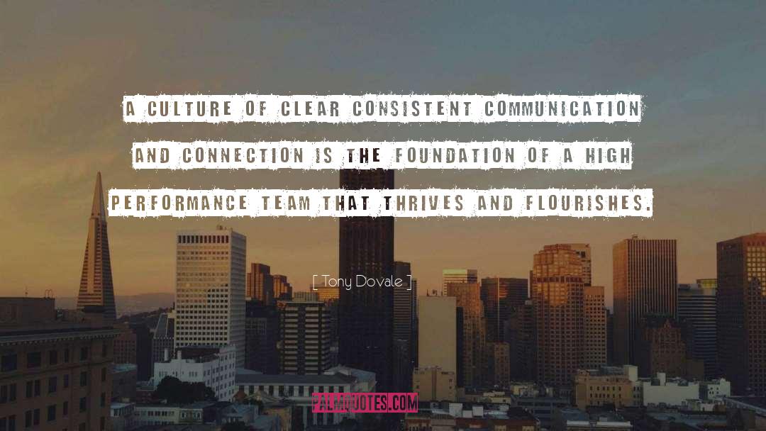 Tony Dovale Quotes: A Culture of clear consistent