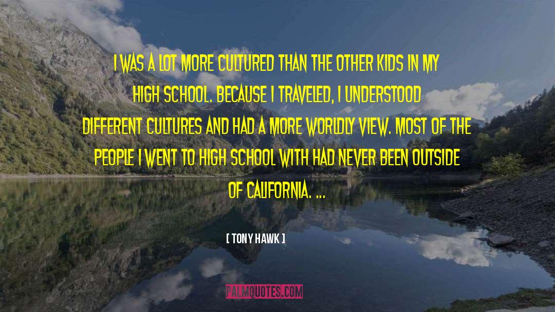 Tony Hawk Quotes: I was a lot more