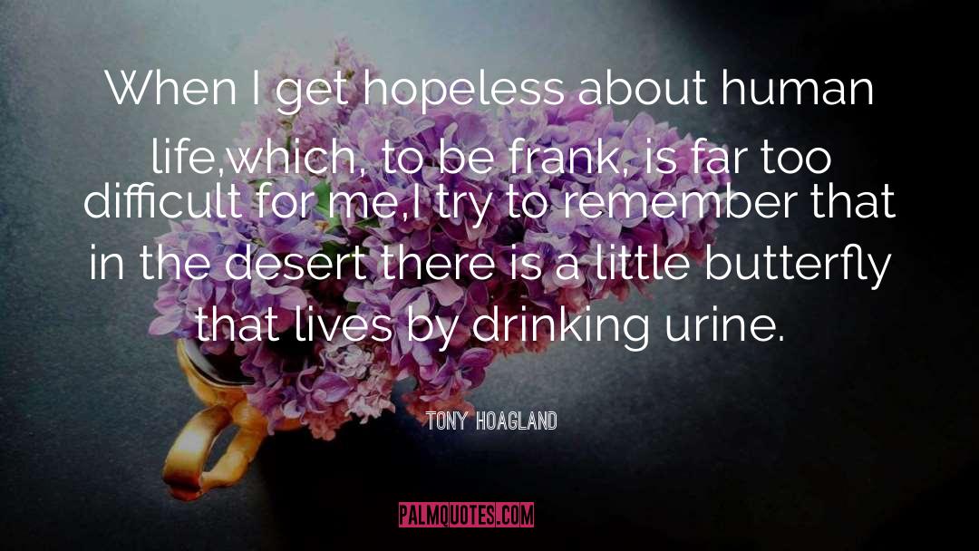 Tony Hoagland Quotes: When I get hopeless about