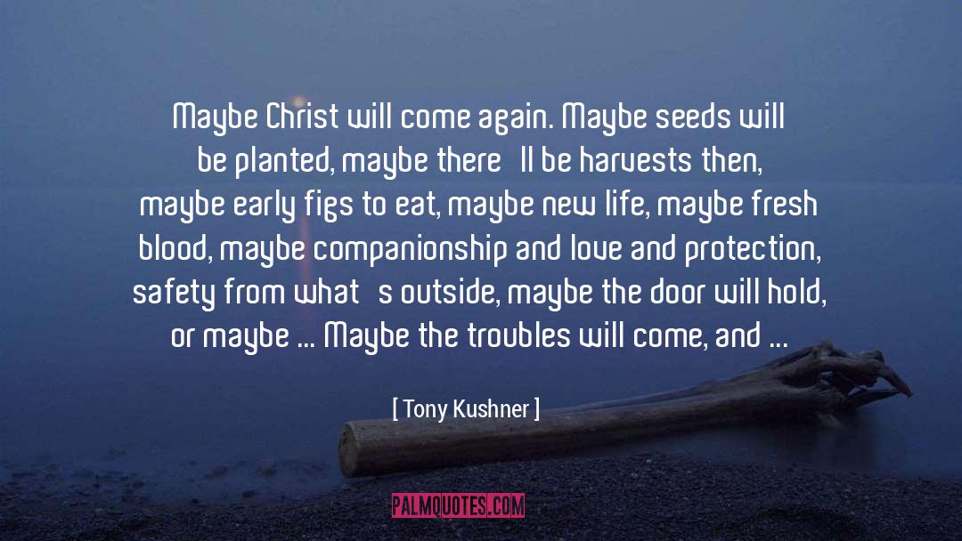 Tony Kushner Quotes: Maybe Christ will come again.