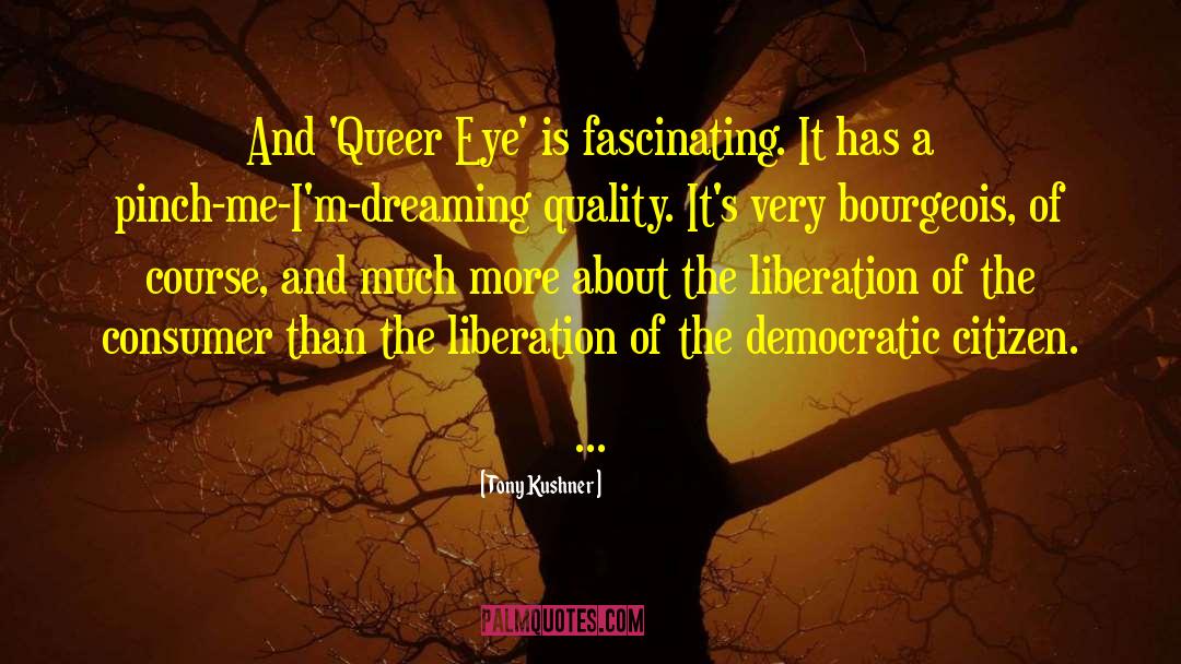 Tony Kushner Quotes: And 'Queer Eye' is fascinating.