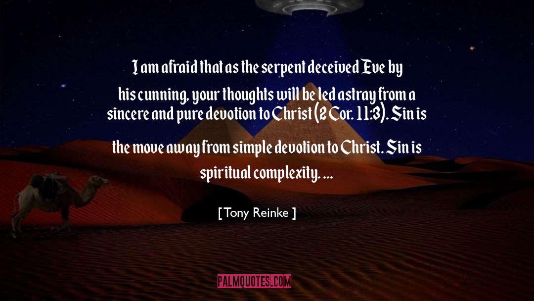 Tony Reinke Quotes: I am afraid that as