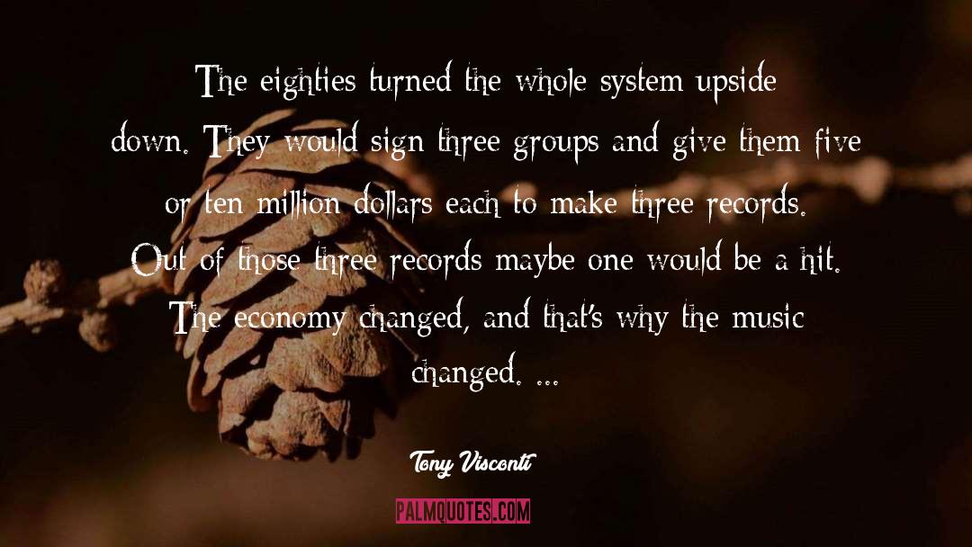 Tony Visconti Quotes: The eighties turned the whole