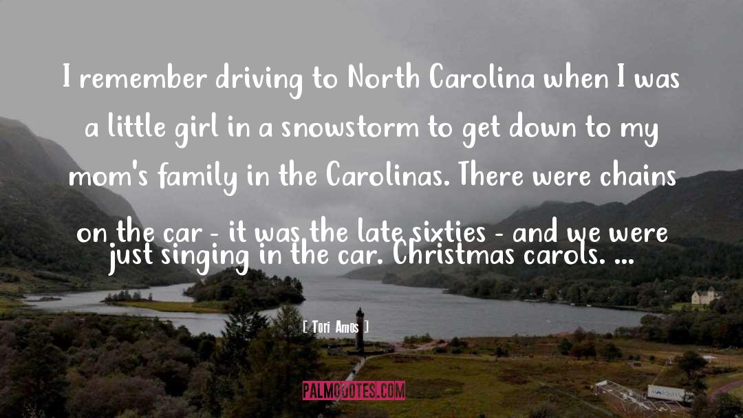 Tori Amos Quotes: I remember driving to North