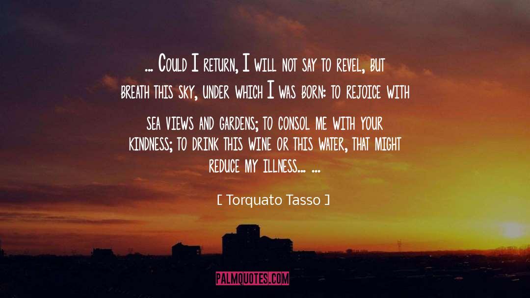 Torquato Tasso Quotes: … Could I return, I
