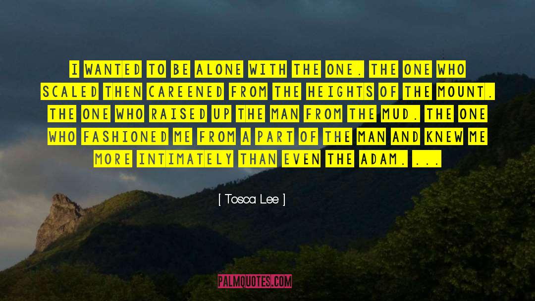 Tosca Lee Quotes: I wanted to be alone