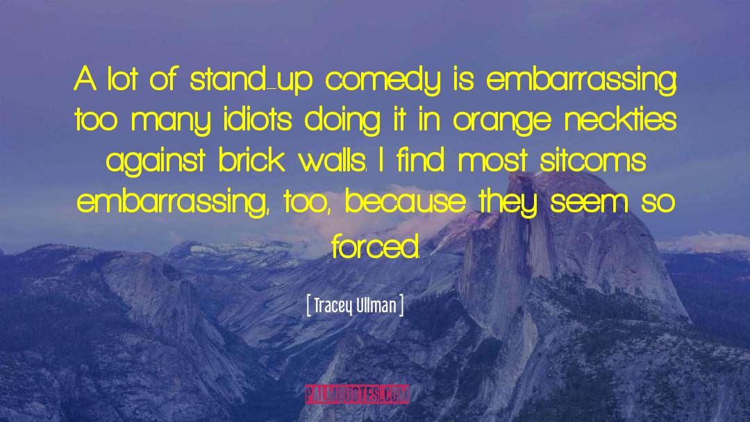 Tracey Ullman Quotes: A lot of stand-up comedy