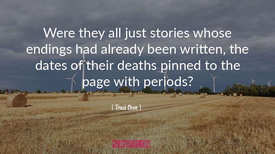 Traci Chee Quotes: Were they all just stories
