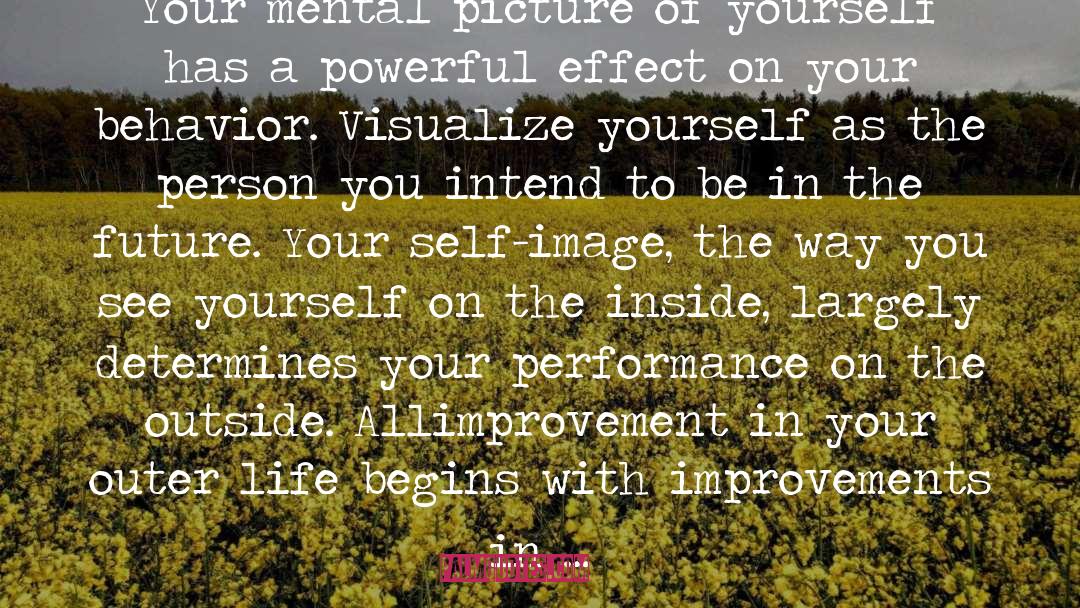 Tracy Brian Quotes: Your mental picture of yourself