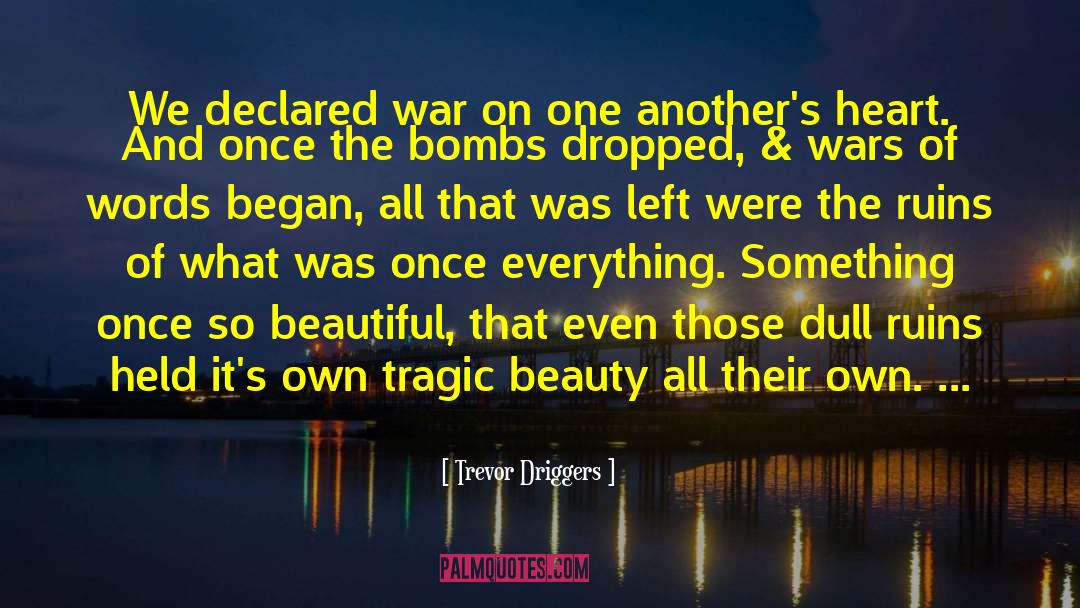 Trevor Driggers Quotes: We declared war on one