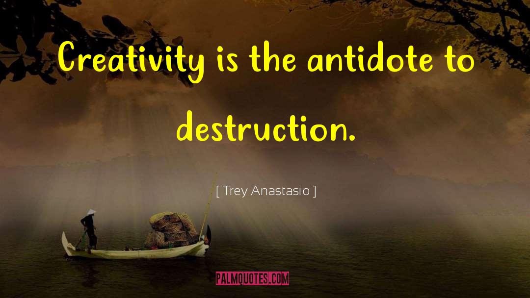 Trey Anastasio Quotes: Creativity is the antidote to