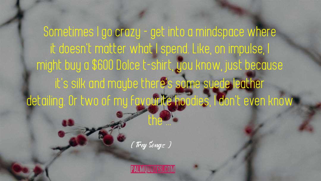 Trey Songz Quotes: Sometimes I go crazy -