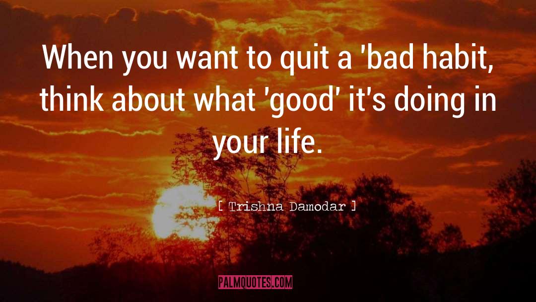 Trishna Damodar Quotes: When you want to quit
