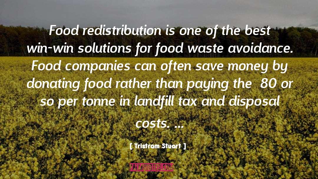 Tristram Stuart Quotes: Food redistribution is one of