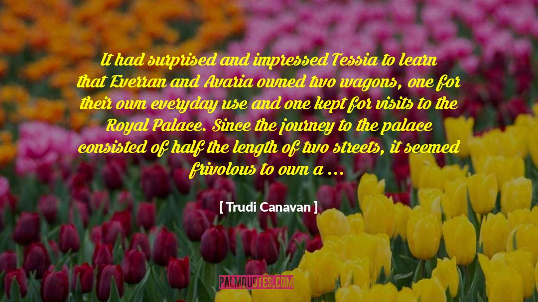 Trudi Canavan Quotes: It had surprised and impressed