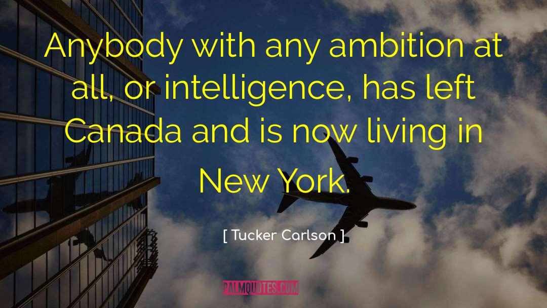 Tucker Carlson Quotes: Anybody with any ambition at