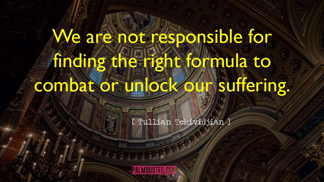 Tullian Tchividjian Quotes: We are not responsible for