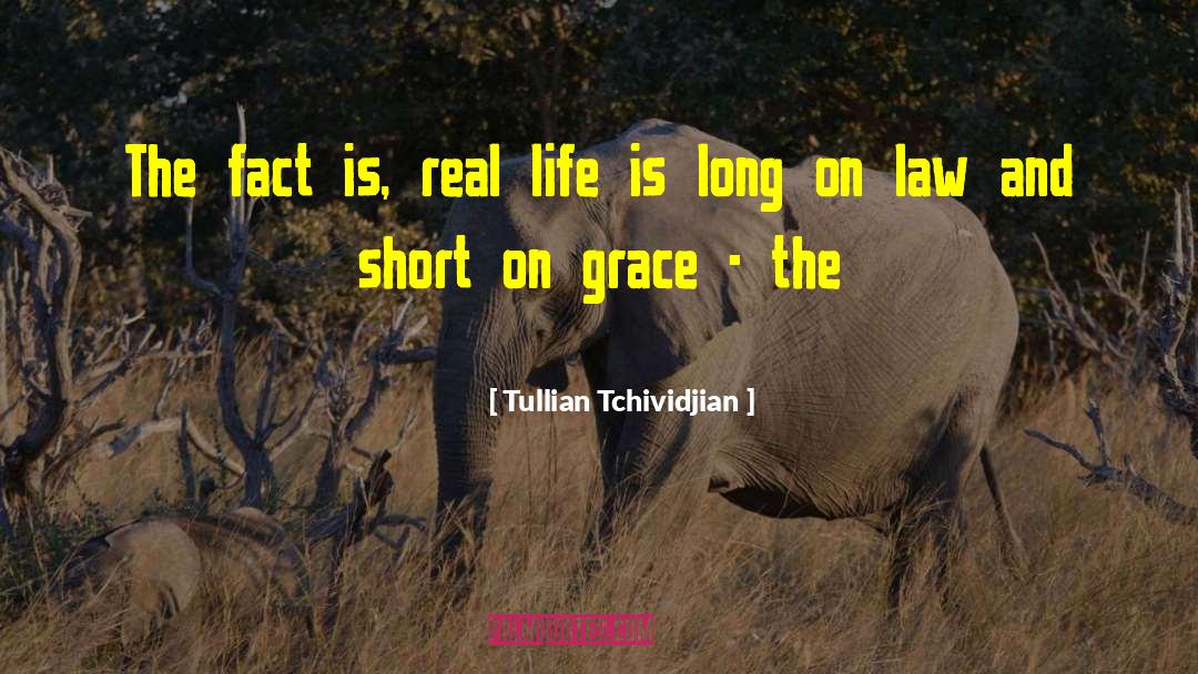 Tullian Tchividjian Quotes: The fact is, real life