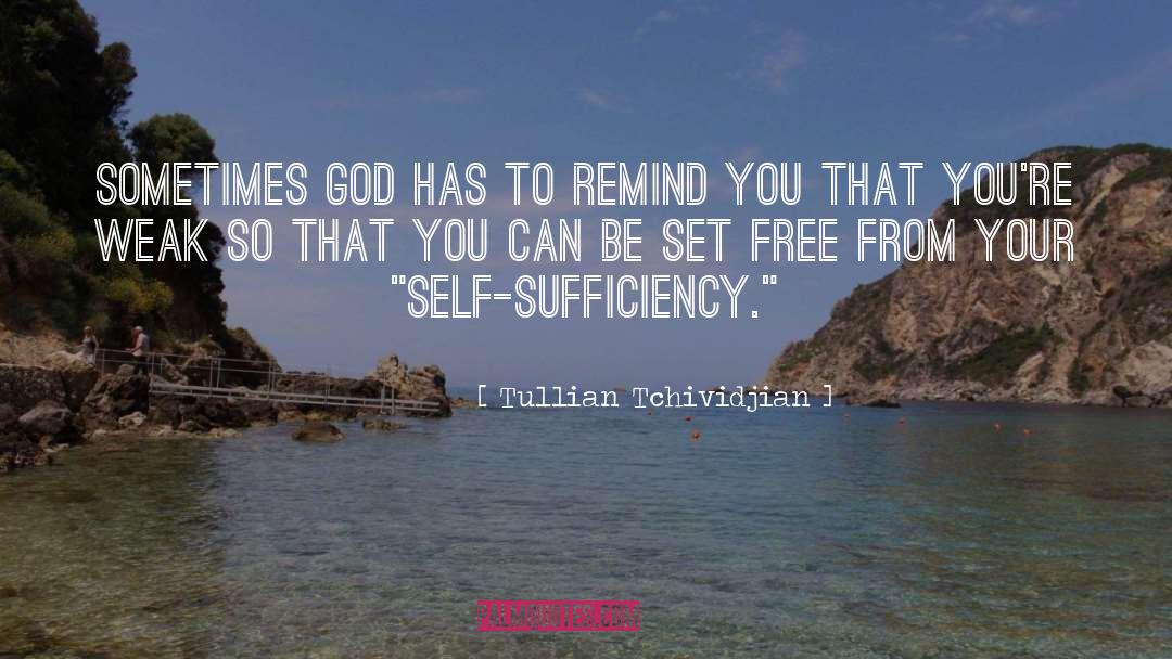 Tullian Tchividjian Quotes: Sometimes God has to remind