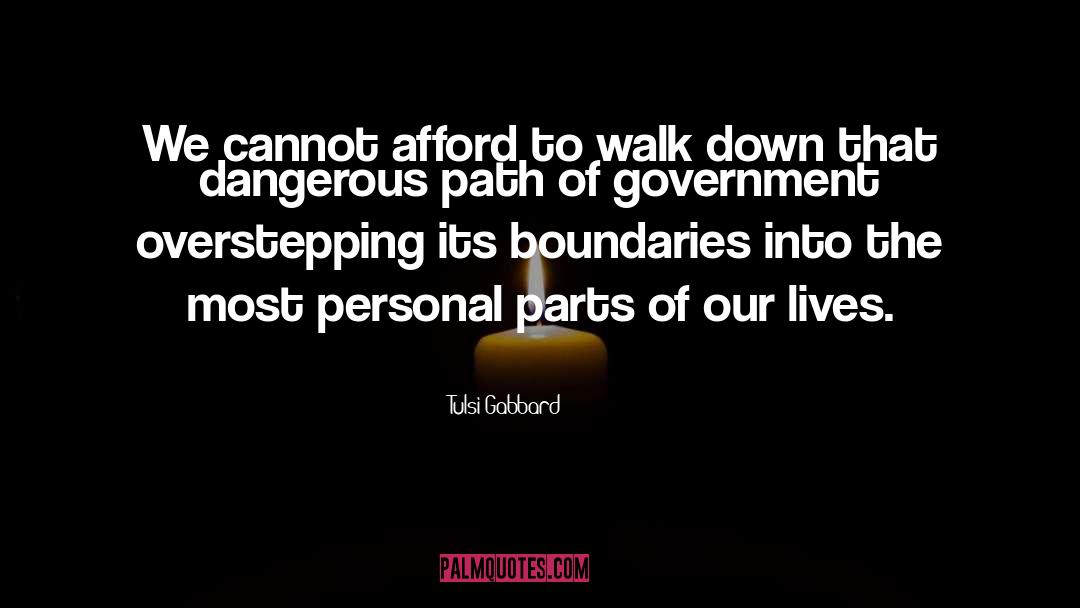 Tulsi Gabbard Quotes: We cannot afford to walk
