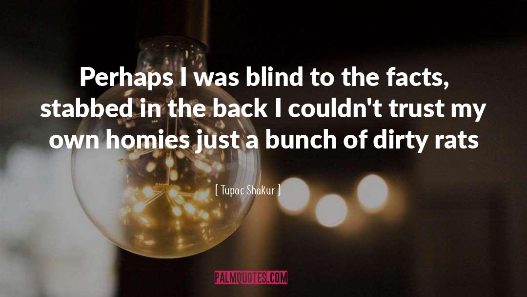 Tupac Shakur Quotes: Perhaps I was blind to