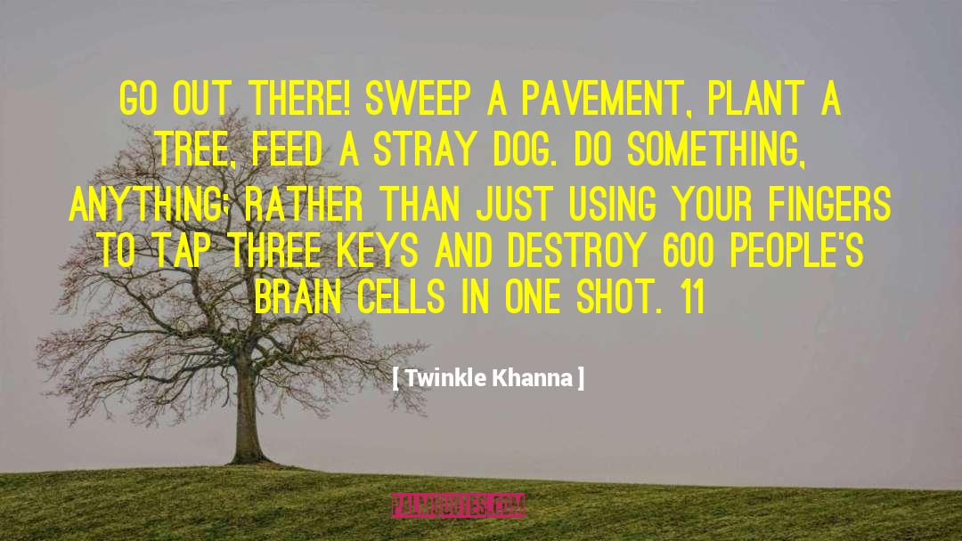 Twinkle Khanna Quotes: Go out there! Sweep a