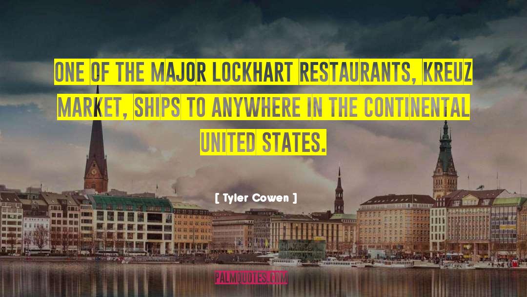 Tyler Cowen Quotes: One of the major Lockhart