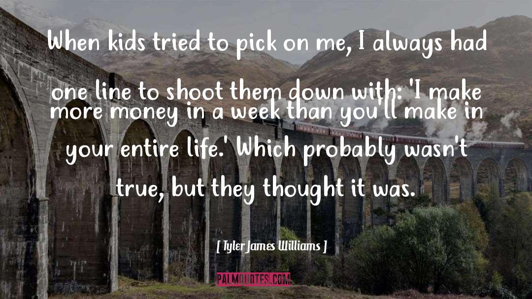 Tyler James Williams Quotes: When kids tried to pick