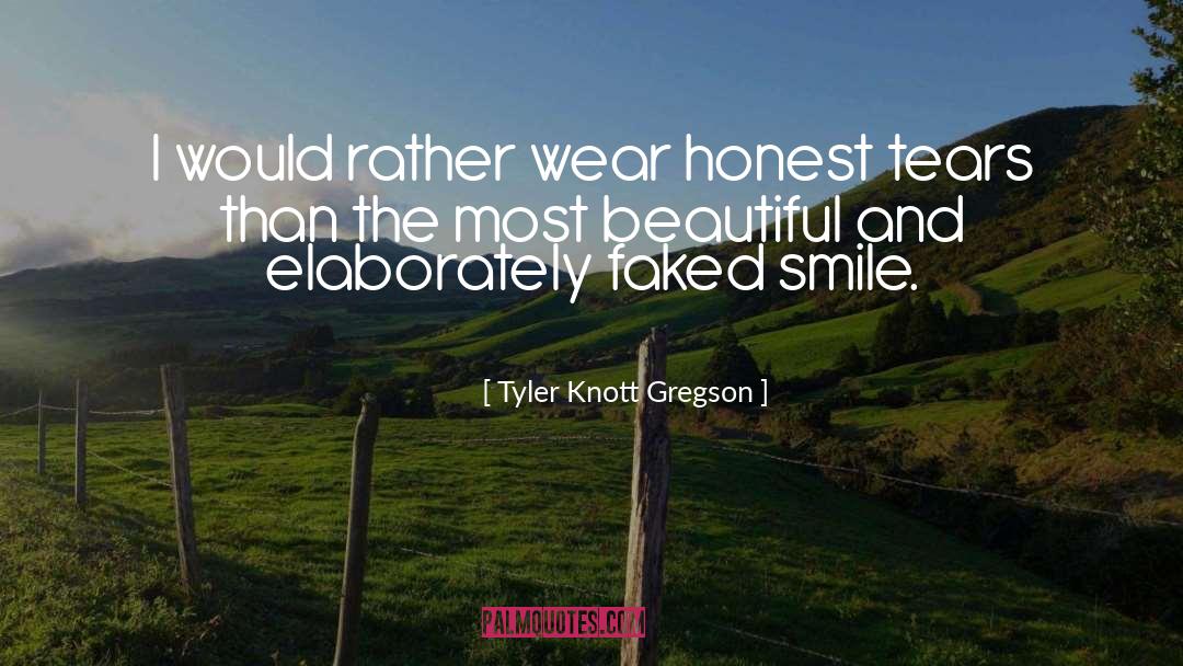 Tyler Knott Gregson Quotes: I would rather wear honest