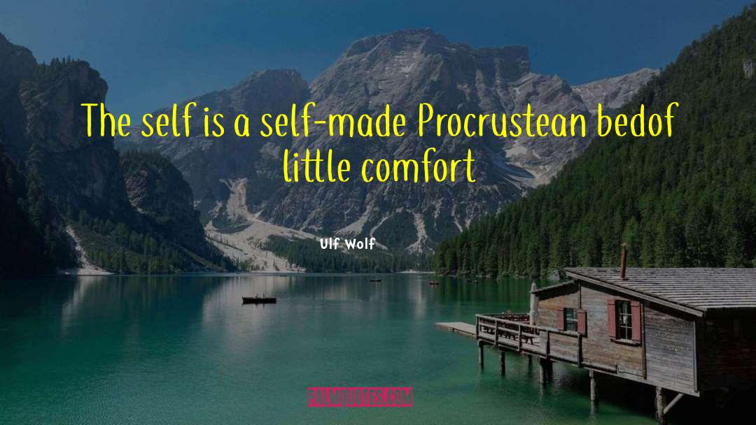 Ulf Wolf Quotes: The self is a<br />