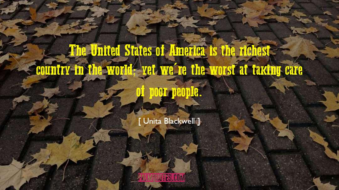 Unita Blackwell Quotes: The United States of America