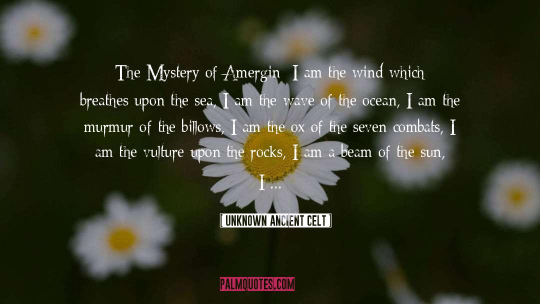 Unknown Ancient Celt Quotes: The Mystery of Amergin; <br