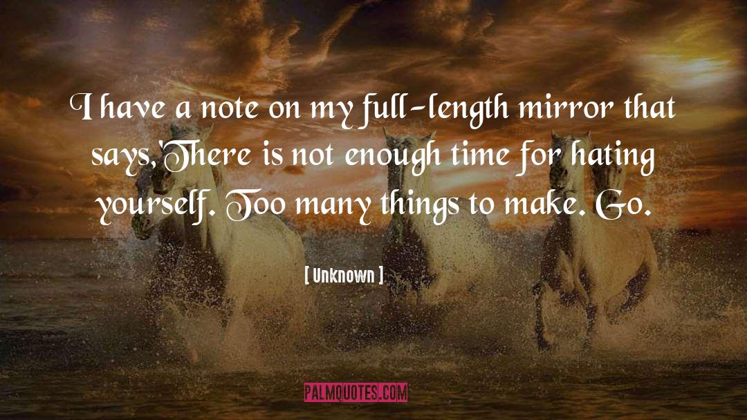 Unknown Quotes: I have a note on