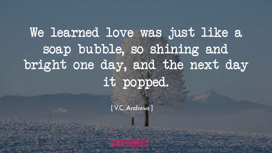 V.C. Andrews Quotes: We learned love was just