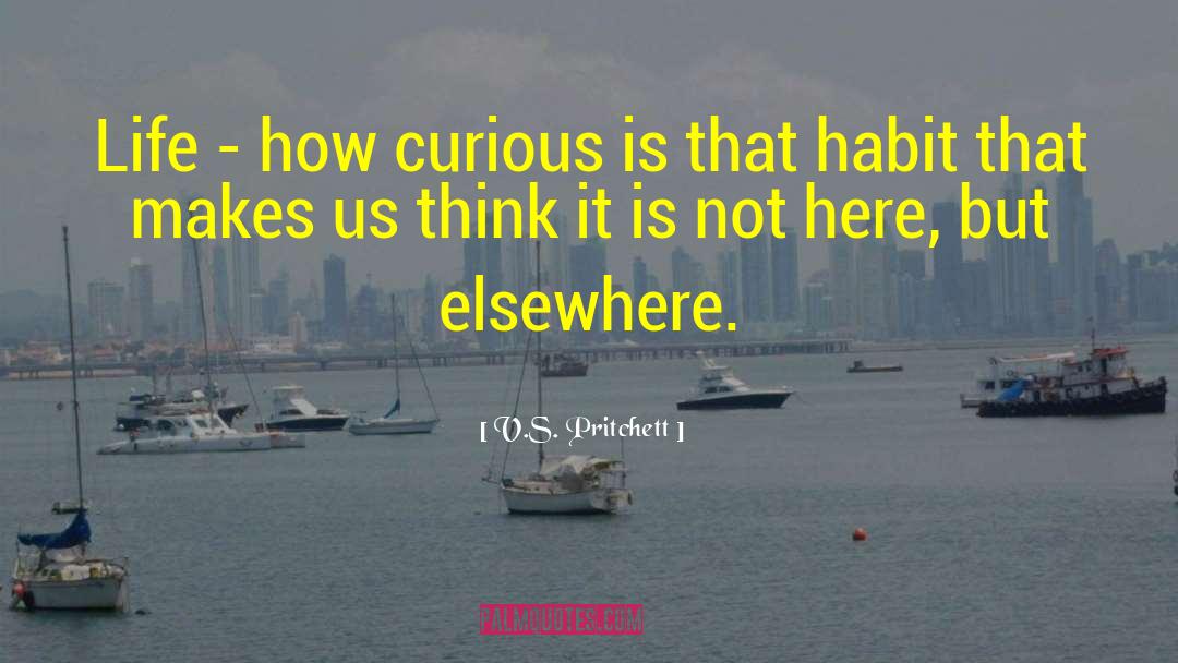 V.S. Pritchett Quotes: Life - how curious is
