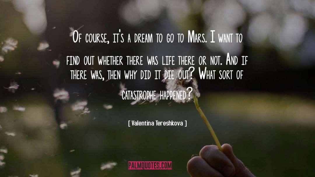 Valentina Tereshkova Quotes: Of course, it's a dream