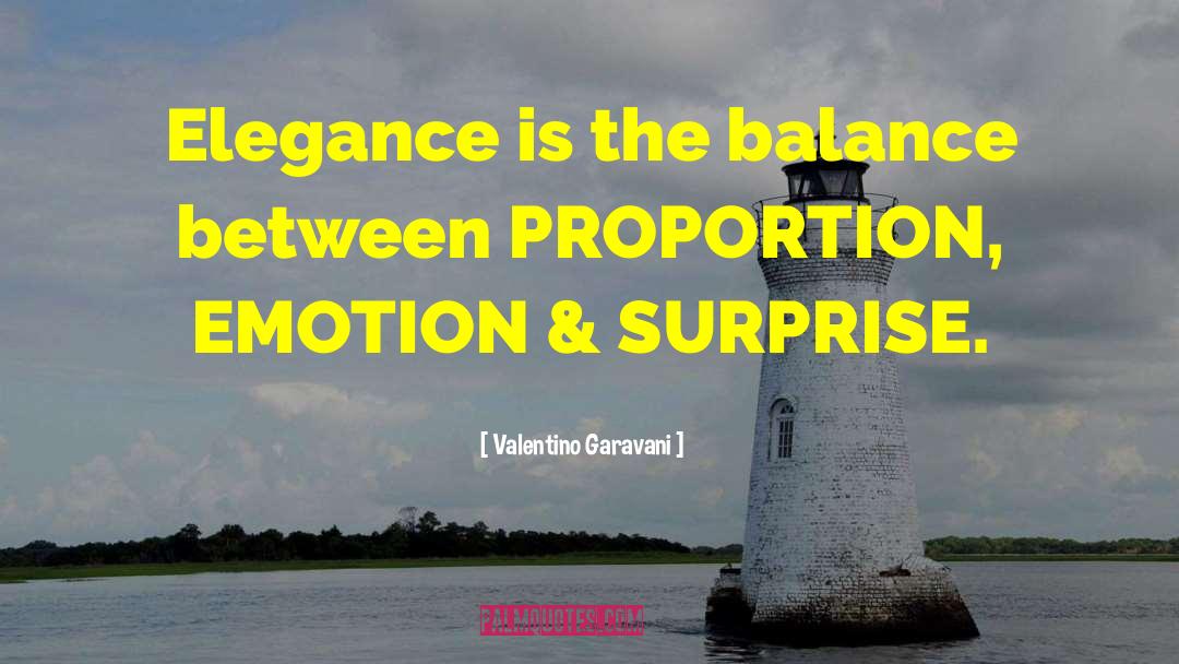 Valentino Garavani Quotes: Elegance is the balance between