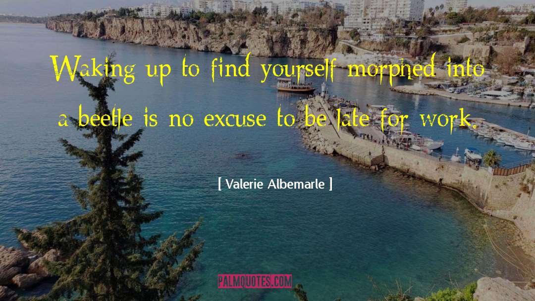 Valerie Albemarle Quotes: Waking up to find yourself