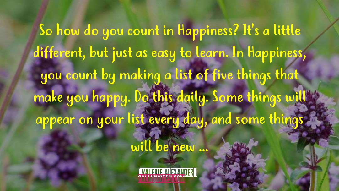 Valerie Alexander Quotes: So how do you count