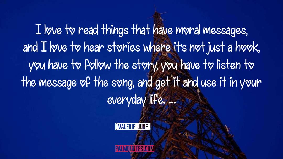 Valerie June Quotes: I love to read things
