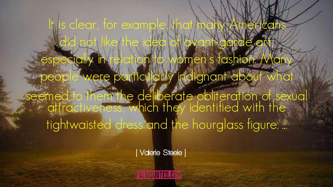 Valerie Steele Quotes: It is clear, for example,