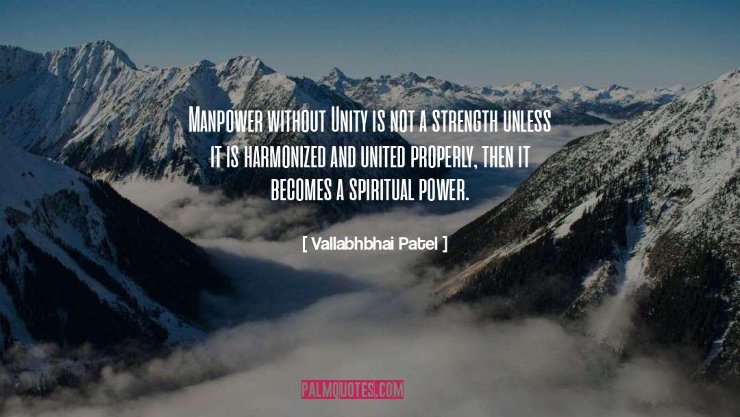 Vallabhbhai Patel Quotes: Manpower without Unity is not