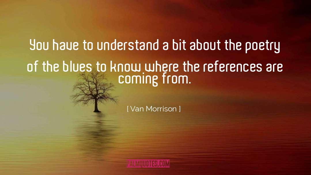 Van Morrison Quotes: You have to understand a