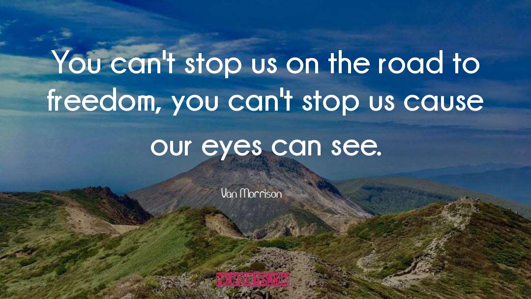 Van Morrison Quotes: You can't stop us on