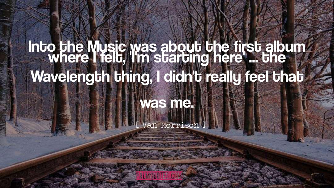 Van Morrison Quotes: Into the Music was about